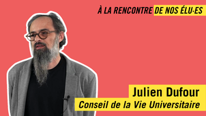À la rencontre de nos élu·es - Julien DUFOUR - CVU