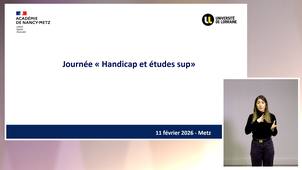 Handicap et études supérieures 2026