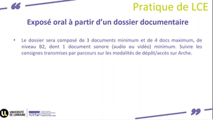 Modalités d'examen PLCE
