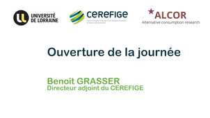 Handicap et Consommation : Ouverture de la journée