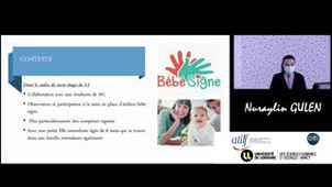Description des comptines signées en Langue des Signes Française par Nuraylin GULEN