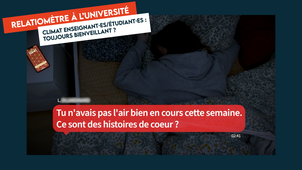 Vidéo de sensibilisation aux relations entre étudiant·es et enseignant·es à l’occasion du 8 mars 2025