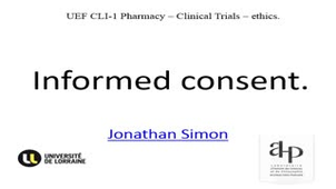 Simon - informed consent