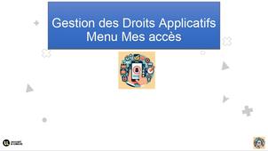Présentation du menu 
