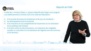 Présentation Générale de l’Université - Spécificités du service public de l'ESRI