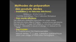 Replay DUPIAS 20-21 Généralités sur les procédés de stérilisation