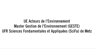 Acteurs de l'environnement : une pédagogie originale