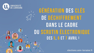 Génération des clés de chiffrement dans le cadre du scrutin électronique des 5, 6 et 7 avril 2022