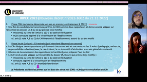 FORMATION ENSEIGNANTS-CHERCHEURS - ECRIRE SON DOSSIER DE CANDIDATURE A LA PRIME INDIVIDUELLE DU RIPEC - 2023