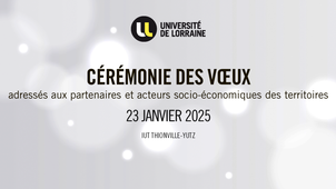 Cérémonie des vœux 2025 de L'Université De Lorraine