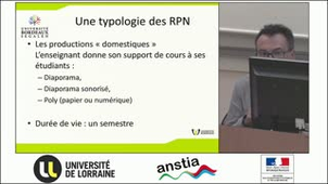 ANSTIA 2013: La production de ressources en accès libre ou non, et leur réinvestissement possible dans une FOAD