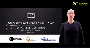Mesure de dispersion d'une variable continue