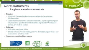 Cours 6 - 5ème partie -  Les instruments de politique environnementale  - Sylvain Caurla