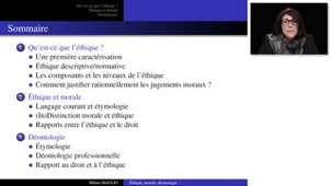 PACES UE7 - 04-Ethique morale déontologie   - M. Maglio