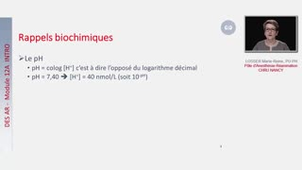 DES Anesthésie-Réanimation - Troubles acido-basiques  (M.R. LOSSER)
