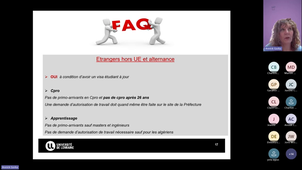 Présentation de l'alternance M1 Droit et Economie