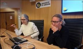 Conseil de pôle A2F, flash talk, Elmira Arab Téhrany (LIBio) Séverine Piutti (LAE) -