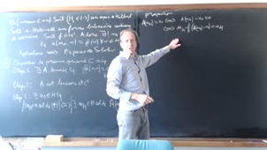 Analyse M1 2020-2021: CM9 Espaces de Hilbert 4/6: Théorème de Lax-Milgram (2)