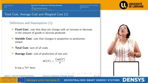 2.6 Economic Fundaments- Costs