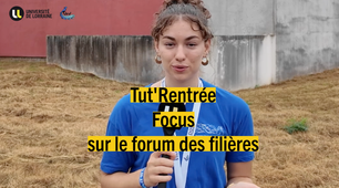 Tut'Rentrée 2026 - Zoom sur les filières