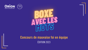 Boxe avec les mots
