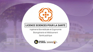 Remise de diplômes de Licence Sciences pour la santé  - Promotion 2020