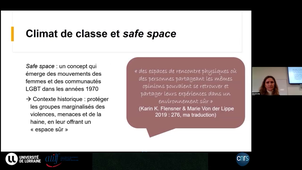 Le langage inclusif en classe de FLE, un outil à la frontière entre le safe space et la conscientisation - Eléonore de Beaumont, Université de Lorraine, ATILF, équipe DDLS/Crapel
