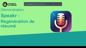 Speakr - Tuto - Démonstration d'une regénération de résumé