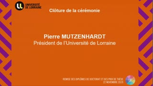 Clôture de la cérémonie 2019