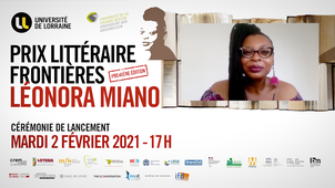 Annonce par Léonora Miano de la cérémonie de lancement