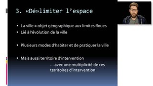 UE 706 Approche pluridisciplinaire du territoire - Observer le territoire - Application à l'urbain - Partie 3