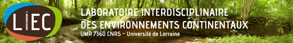 Headband LIEC - Laboratoire Interdisciplinaire des Environnements Continentaux