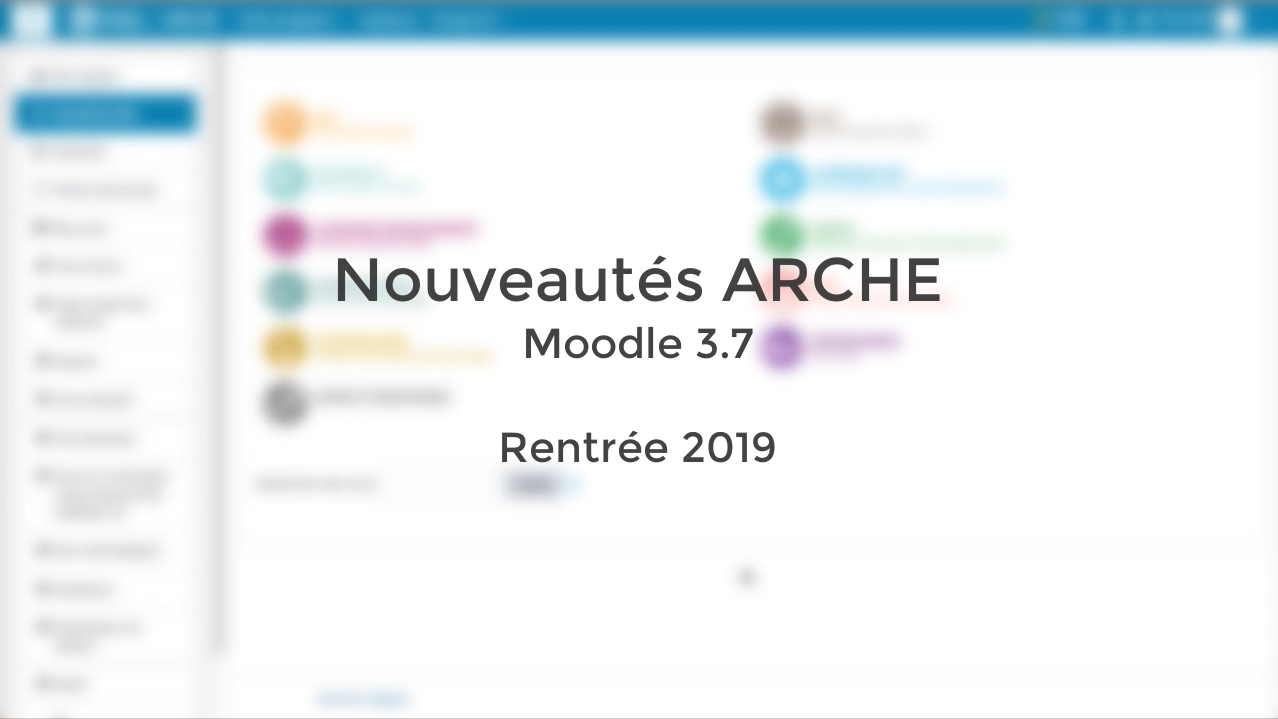 Nouveaut s ARCHE mise jour juillet 2019