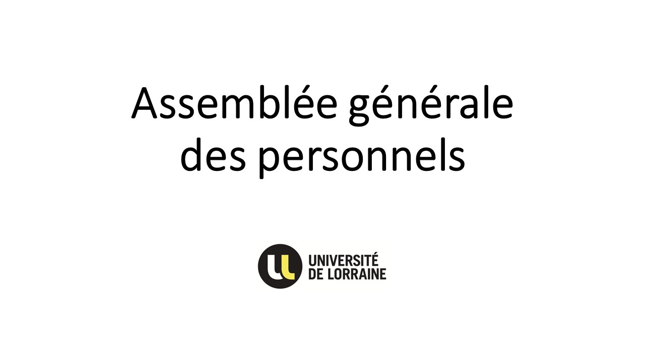 Assemblée générale des personnels