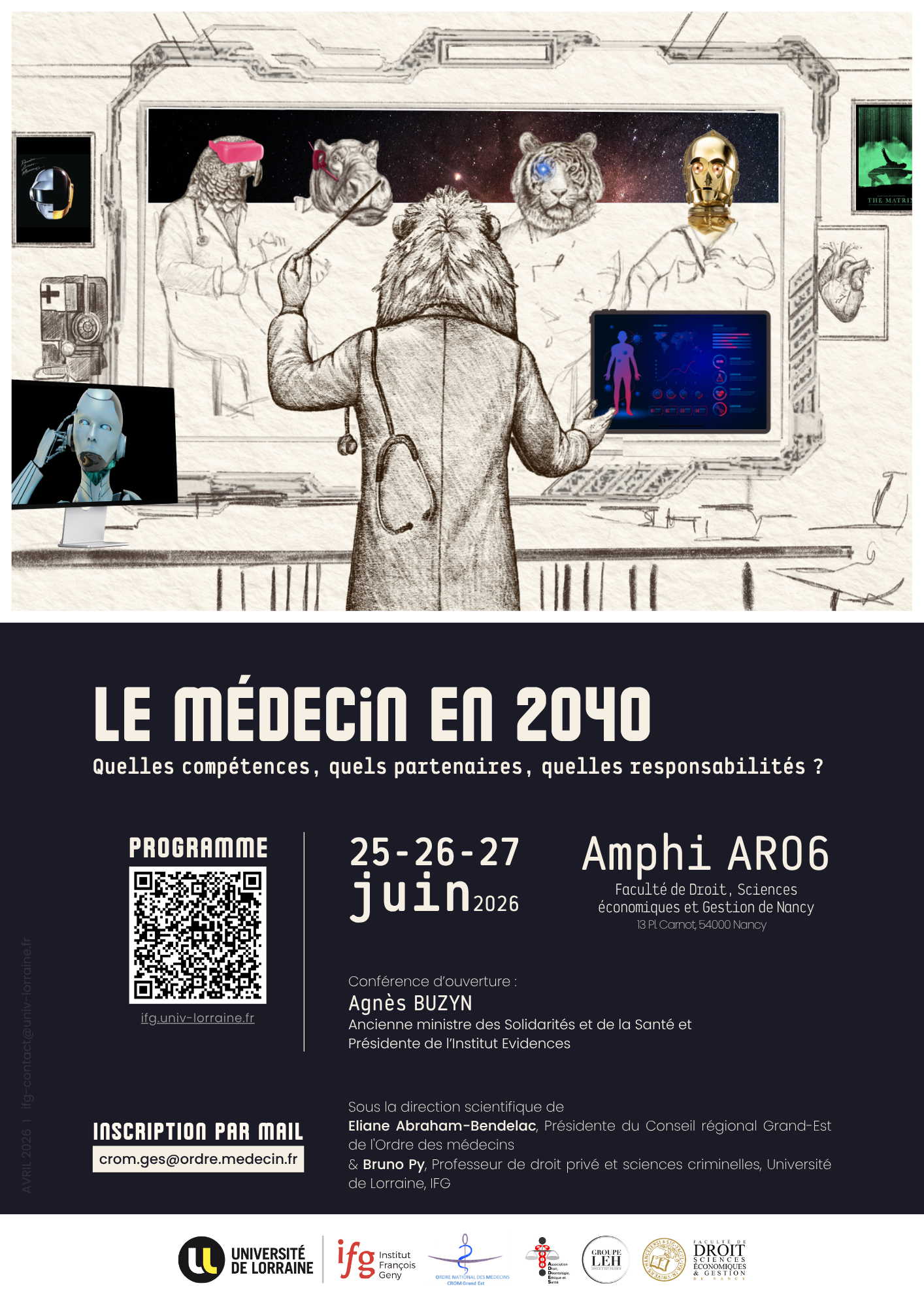 J2 - Le médecin en 2040 : Quelles compétences, quels partenaires, quelles responsabilités ?