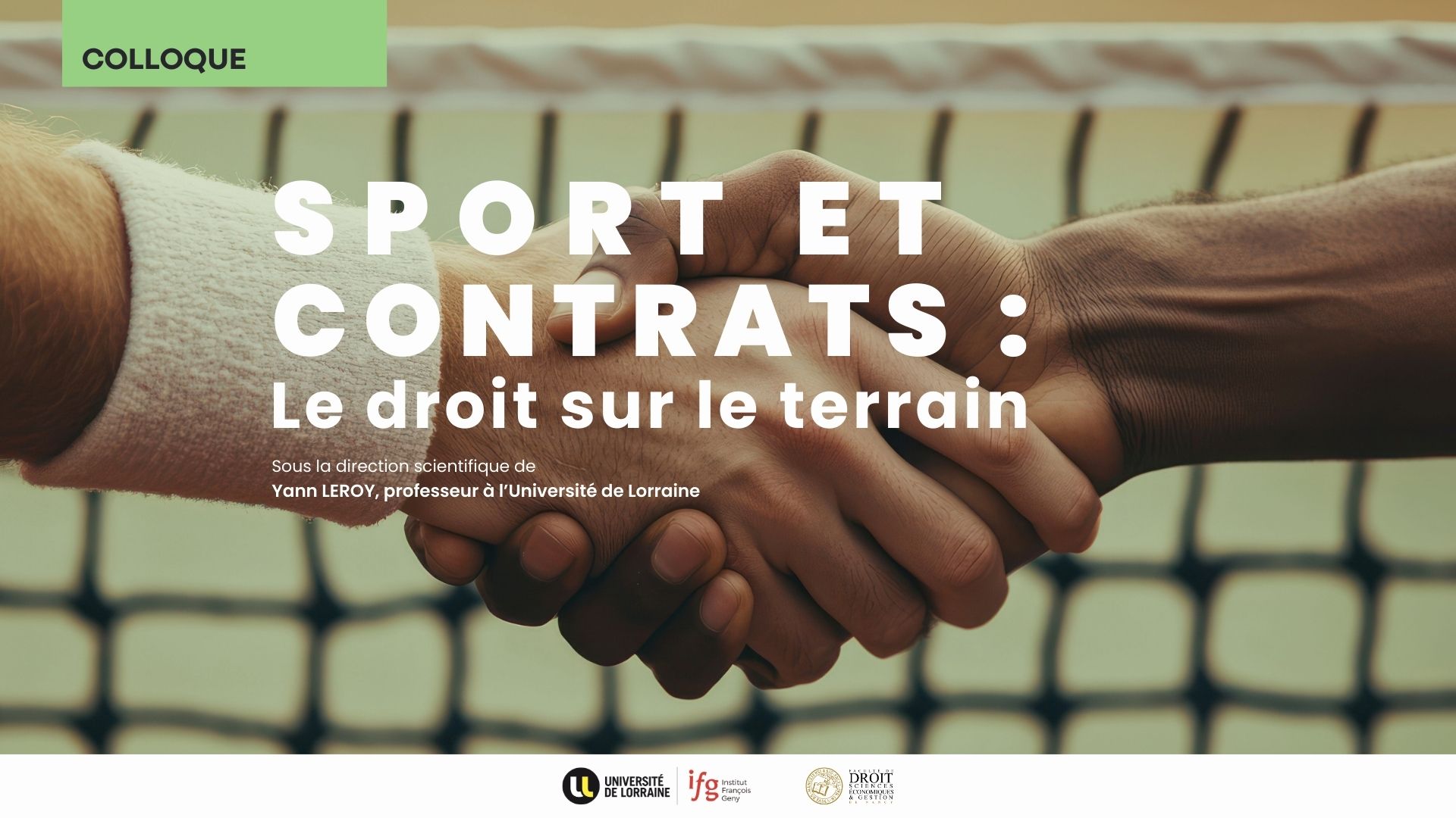 Sport et contrats : le droit sur le terrain
